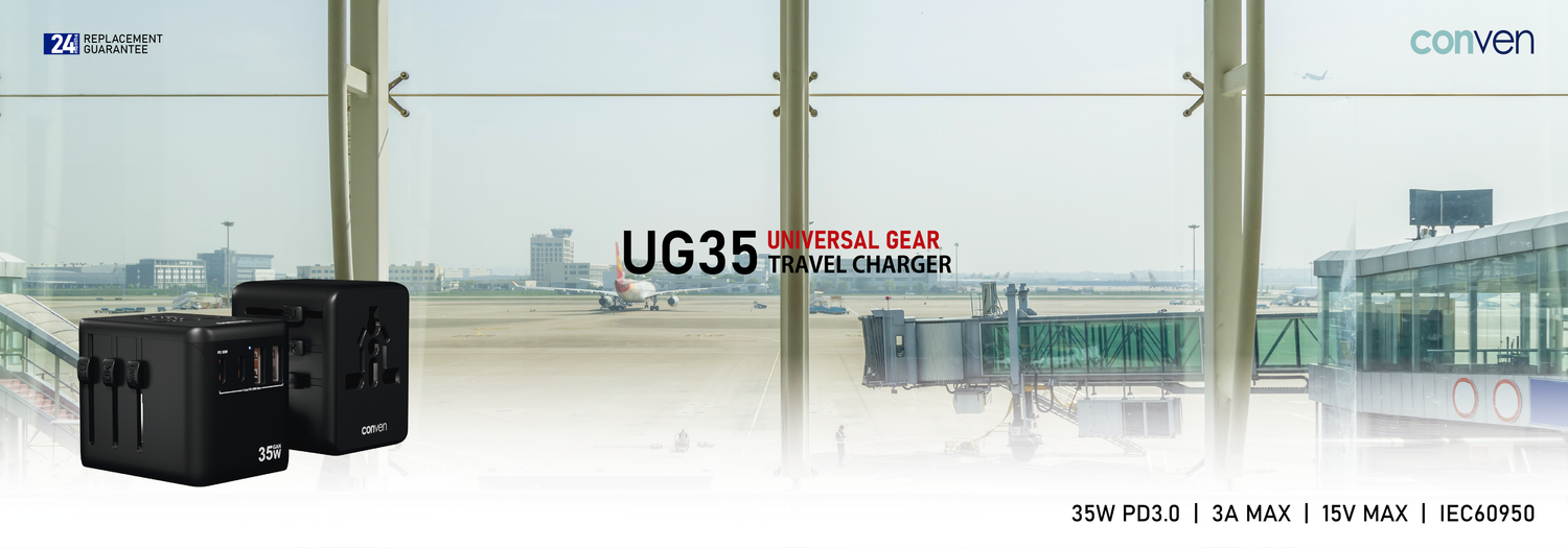 CONVEN UG35 GaN 35W Travel Charger
