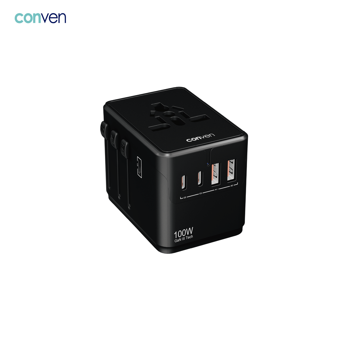 CONVEN UG100 100W Gan UNIVERSAL POWER ADAPTOR & CHARGER
