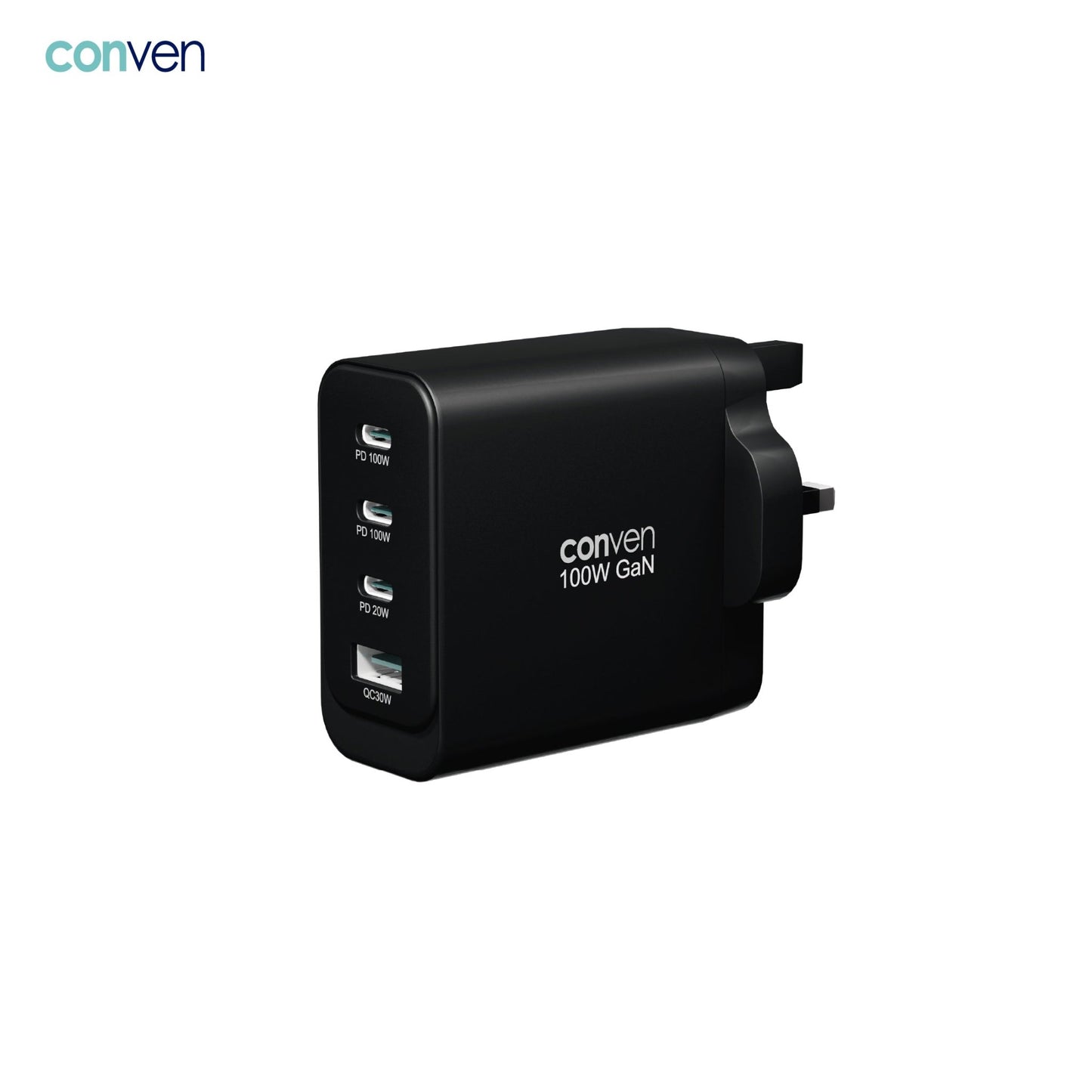 CONVEN TG100E 100W Gan TRAVEL CHARGER - CONVEN