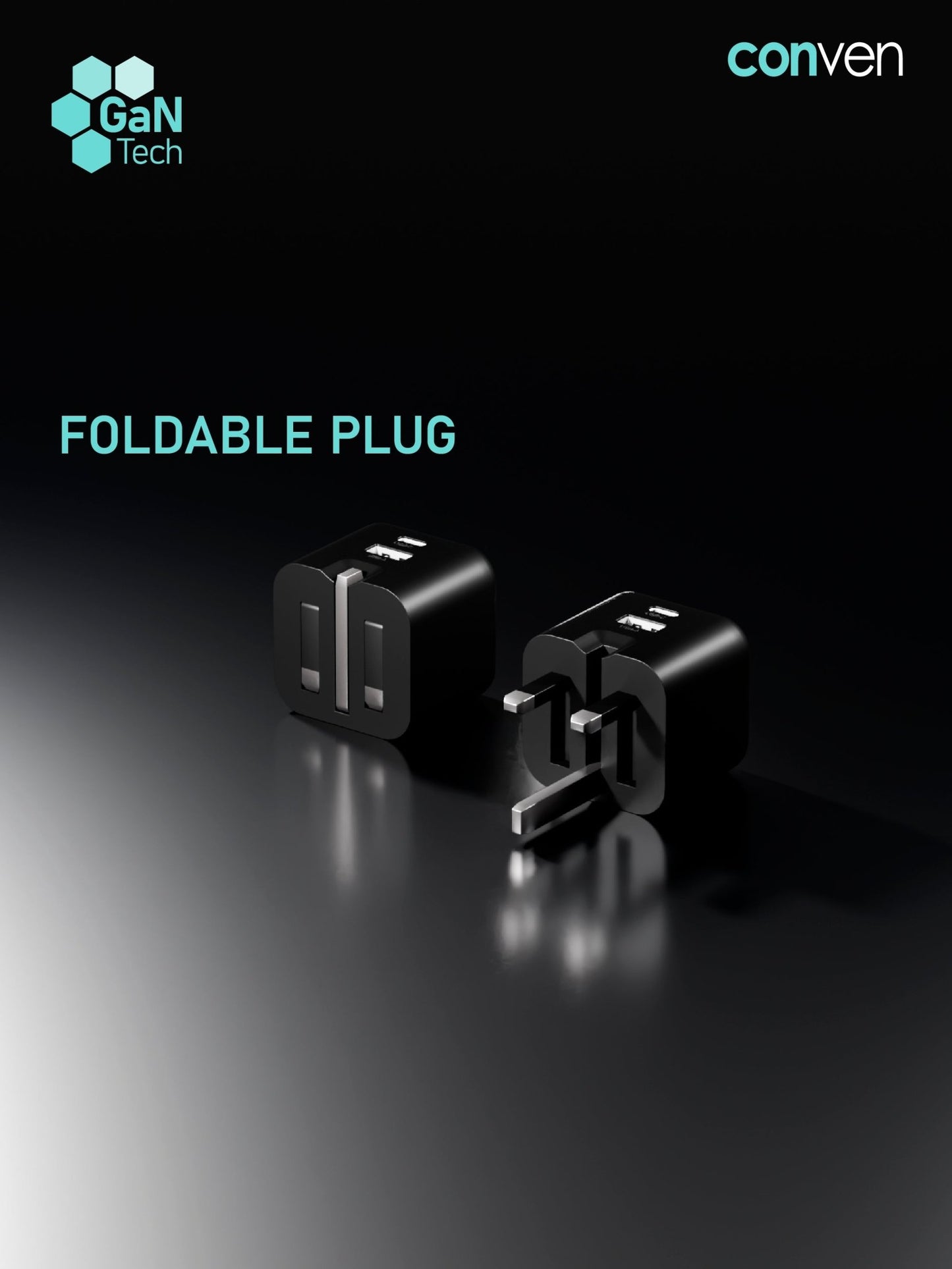 CONVEN TG48 48W Gan TRAVEL CHARGER - CONVEN