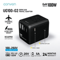 CONVEN UG100-G2 100W Gan UNIVERSAL POWER ADAPTOR & CHARGER - CONVEN