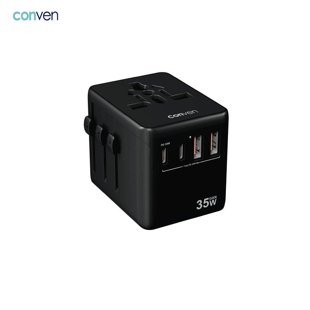 CONVEN UG35 35W Gan UNIVERSAL POWER ADAPTOR & CHARGER - CONVEN