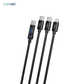 Type - C 3 in 1 100W PD (Gen 4) Quick charge Cable - CONVEN