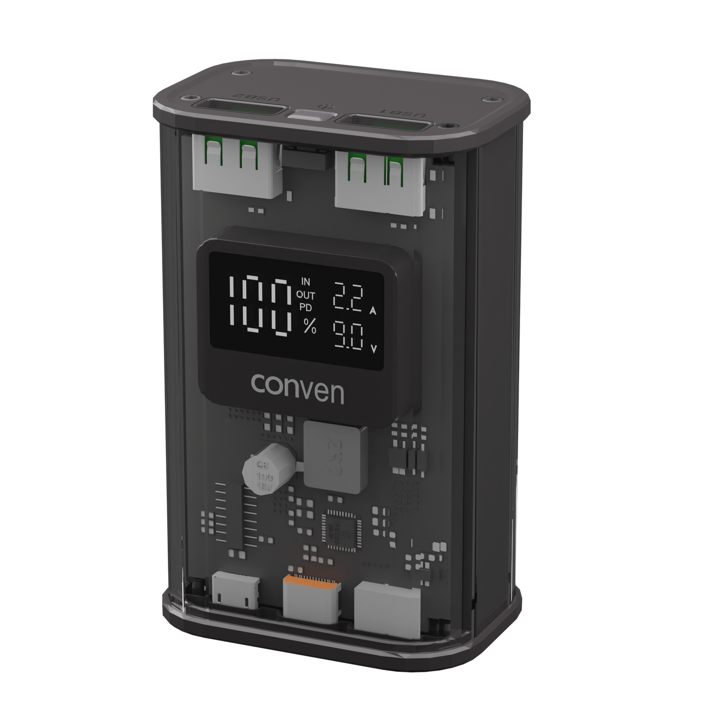 Power Gear 10000T Transparency Portable Battery